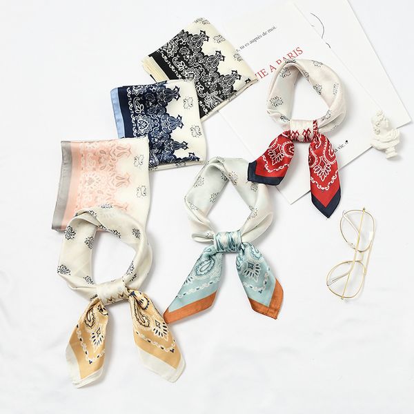 2019 fashion dot striped women scarf 53*53cm cashew nuts print small square scarf spring summer lady scraf head
2019 fashion dot striped women scarf 53*53cm cashew nuts print small square scarf spring summer lady scraf head