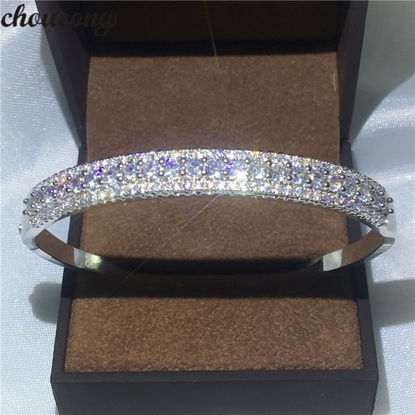 choucong new fashion bracelet pave setting 5a cubic zirconia white gold filled anniversary bangle for women wedding accessaries, Golden;silver
choucong new fashion bracelet pave setting 5a cubic zirconia white gold filled anniversary bangle for women wedding accessaries, Golden;silver