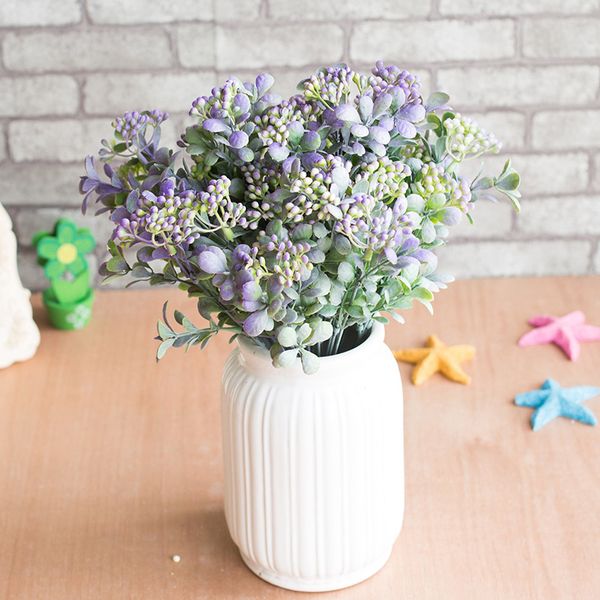 7 branches green artificial berry flowers bouquet artificial fruit plants mini leaf outdoor living room wedding decoration
7 branches green artificial berry flowers bouquet artificial fruit plants mini leaf outdoor living room wedding decoration