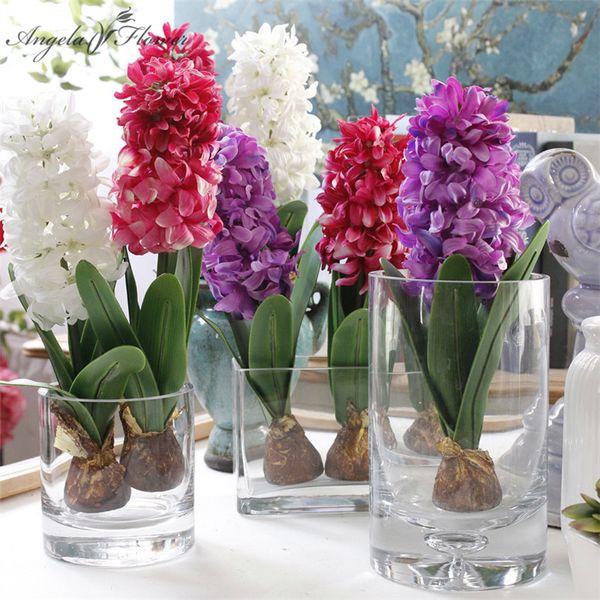 artificial flower hyacinth with bulbs ceramics silk flower simulation leaf wedding garden decor home table accessorie plant 1pc
artificial flower hyacinth with bulbs ceramics silk flower simulation leaf wedding garden decor home table accessorie plant 1pc