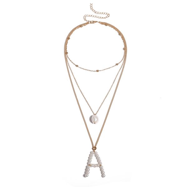 necklaces gold chain handmade pearl letter a s alphabet pendant choker necklace winter korean fashion minimalist party jewelry, Silver
necklaces gold chain handmade pearl letter a s alphabet pendant choker necklace winter korean fashion minimalist party jewelry, Silver