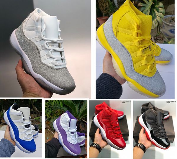 2020 new 11 11s mens basketball shoes metallic silver legend blue bred gym red concord 45 midnight navy men sport sneakers size 40-47, Black
2020 new 11 11s mens basketball shoes metallic silver legend blue bred gym red concord 45 midnight navy men sport sneakers size 40-47, Black