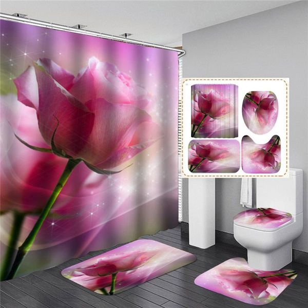 shower curtains flowers pattern curtain mat set non slip rugs carpet for bathroom toilet bath
shower curtains flowers pattern curtain mat set non slip rugs carpet for bathroom toilet bath