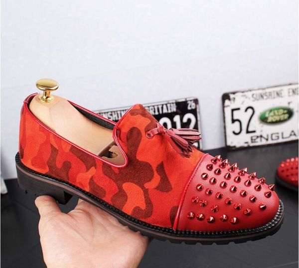 fashion forward men casual shoes round toe rivets charm slip on camouflage loafer shoes tassel red trending shoes man dh2x53
fashion forward men casual shoes round toe rivets charm slip on camouflage loafer shoes tassel red trending shoes man dh2x53