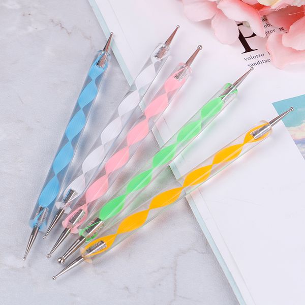 5pcs dotting pen drawing nail varnish gel polish brush for manicure nail art tools art design set, Silver
5pcs dotting pen drawing nail varnish gel polish brush for manicure nail art tools art design set, Silver