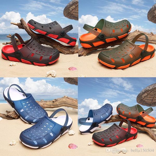 новые желе пляжные сандалии мужчины открытый пляж тапочки мужской легкий вес лето eva садовая обувь дышащее отверстие мужские шлепанцы разме, Black
новые желе пляжные сандалии мужчины открытый пляж тапочки мужской легкий вес лето eva садовая обувь дышащее отверстие мужские шлепанцы разме, Black