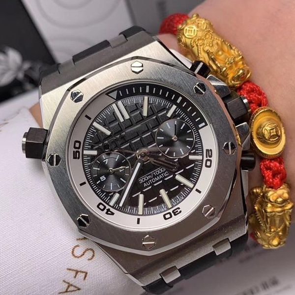 exclusive luxury watch luminous watch mens watches 42mm automatic wristwatches rubber strap self-wind designer watch orologio di lusso, Slivery;brown
exclusive luxury watch luminous watch mens watches 42mm automatic wristwatches rubber strap self-wind designer watch orologio di lusso, Slivery;brown