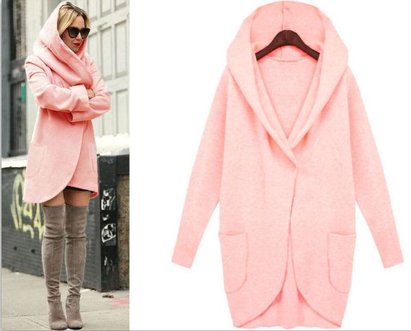 new winter casual coat women woolen coats pocket long sleeve hooded women overcoat cotton blend jacket cardigans plus size 5xl, Black
new winter casual coat women woolen coats pocket long sleeve hooded women overcoat cotton blend jacket cardigans plus size 5xl, Black