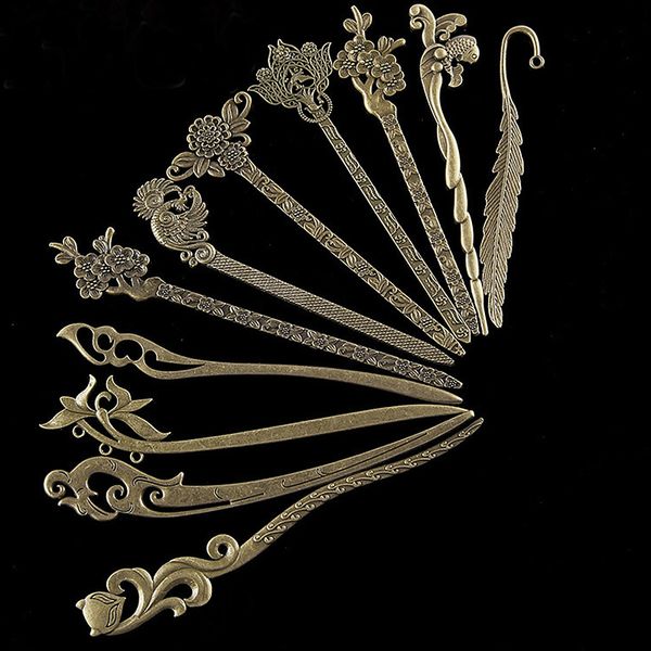 vintage flowers hair stick pick metal hairpins for women ethnic hair jewelry accessories female bronze chinese style hairpins, Golden;white
vintage flowers hair stick pick metal hairpins for women ethnic hair jewelry accessories female bronze chinese style hairpins, Golden;white