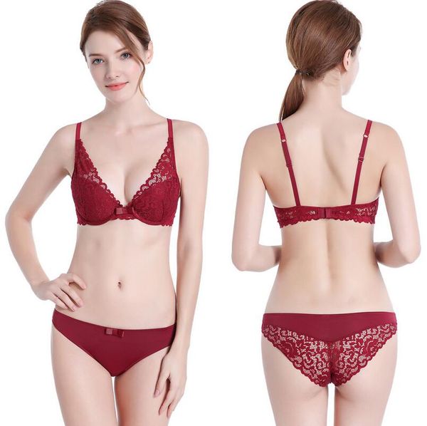 autumn and winter new european and american bra set ladies lace underwear gathered this year red bra, Red;black
autumn and winter new european and american bra set ladies lace underwear gathered this year red bra, Red;black