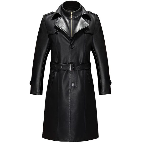 spring autumn coat male 2019 real genuine leather jacket men windbreaker business casual man long trench coat plus size zt2214, Black
spring autumn coat male 2019 real genuine leather jacket men windbreaker business casual man long trench coat plus size zt2214, Black