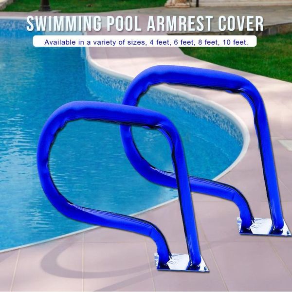 Blue Swimming Pool Hand Rail Cover Slip Resistant Grip Handrail Protection Pool Accessories Swimming Handrail