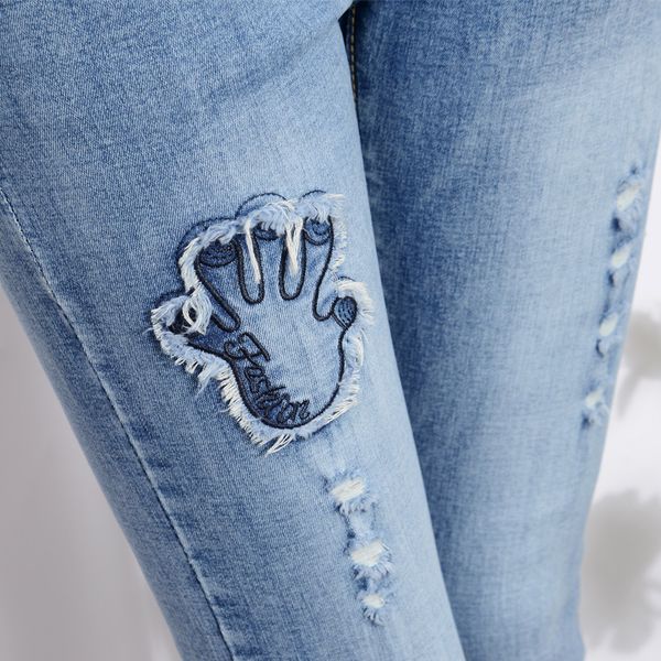 vintage jeans female denim pants ripped embroidery womens jeans stretch bottoms skinny pants for women trousers, Blue
vintage jeans female denim pants ripped embroidery womens jeans stretch bottoms skinny pants for women trousers, Blue