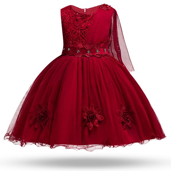children's summer unique lace wedding dress sequin applique mesh girl baby party dress children's day piano performance dress, Red;yellow
children's summer unique lace wedding dress sequin applique mesh girl baby party dress children's day piano performance dress, Red;yellow