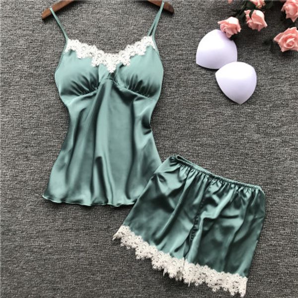 herislim satin pajamas sets for women home clothes silk pyjamas lace sleepwear cute summer pijama with shorts nightwear, Blue;gray
herislim satin pajamas sets for women home clothes silk pyjamas lace sleepwear cute summer pijama with shorts nightwear, Blue;gray