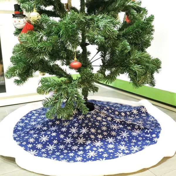1pc blue snowflake christmas tree skirts tree foot carpet mat christmas decoration for home natal new year rug
1pc blue snowflake christmas tree skirts tree foot carpet mat christmas decoration for home natal new year rug