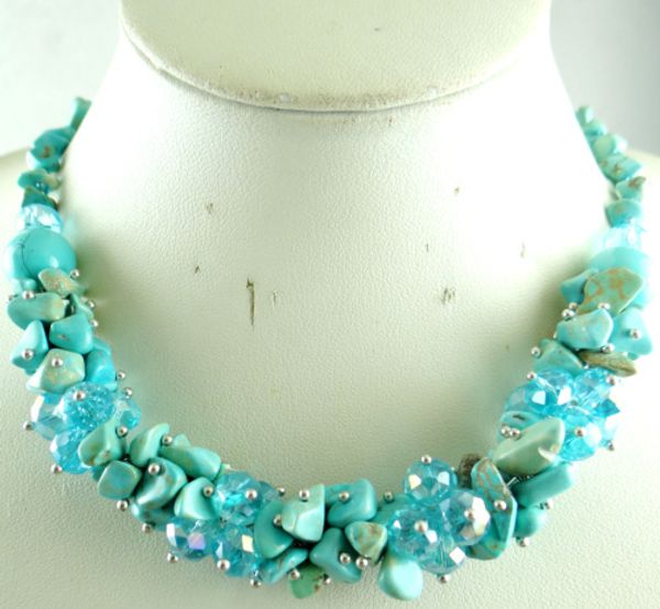 natural stone turquoise opal quartz crystal tiger eye beaded irregular pendant for diy jewelry making necklace accessoriesa4, Silver
natural stone turquoise opal quartz crystal tiger eye beaded irregular pendant for diy jewelry making necklace accessoriesa4, Silver