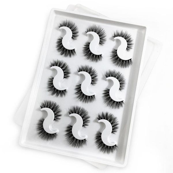 9 pairs black handmade false eyelashes set faux mink hair 3d false lashes thick crisscross fluffy makeup eyelash extension
9 pairs black handmade false eyelashes set faux mink hair 3d false lashes thick crisscross fluffy makeup eyelash extension