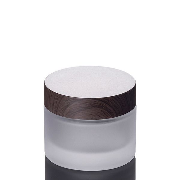 30g 50g facial cream jar empty frosted glass eye cream jar with inner pad wood grain cap grade refillable cosmetic container
30g 50g facial cream jar empty frosted glass eye cream jar with inner pad wood grain cap grade refillable cosmetic container