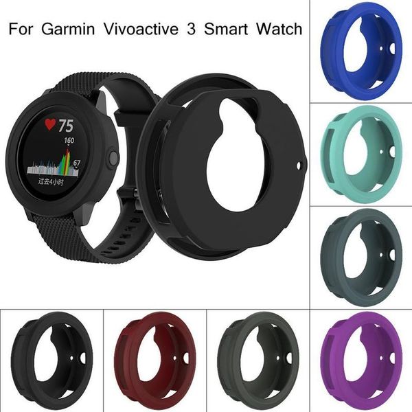 soft silicone watch cover for garmin vivoactive3 protector bumper shell smart watch sports rubber cover, Black;brown
soft silicone watch cover for garmin vivoactive3 protector bumper shell smart watch sports rubber cover, Black;brown