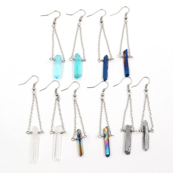10 pairs simple style silver plated irregular shape many colors crystal dyed dangle earrings for women jewelry
10 pairs simple style silver plated irregular shape many colors crystal dyed dangle earrings for women jewelry