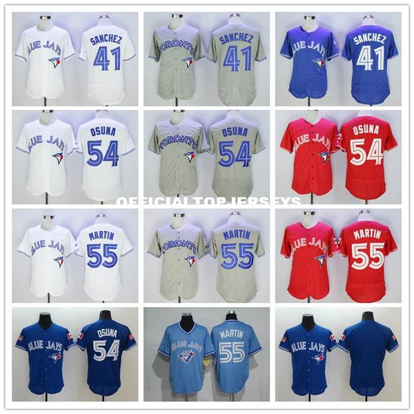 mens 41 sanchez 54 roberto osuna 55 russell martin jerseys color white blue gray red, Black;blue
mens 41 sanchez 54 roberto osuna 55 russell martin jerseys color white blue gray red, Black;blue