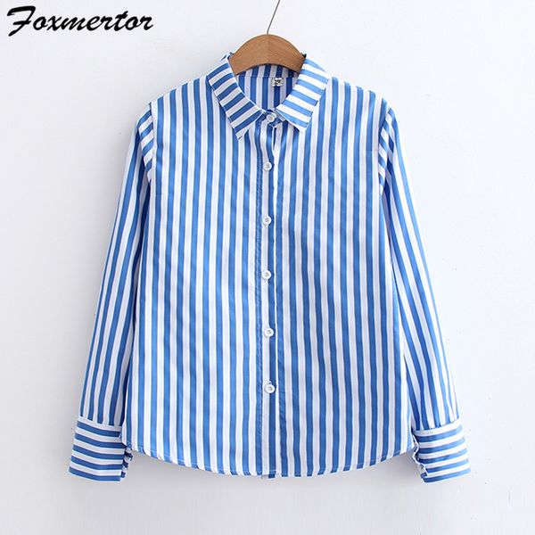 new fashion women blouse shirts long sleeve striped 2018 spring autumn casual female clothing blusas feminina, White
new fashion women blouse shirts long sleeve striped 2018 spring autumn casual female clothing blusas feminina, White
