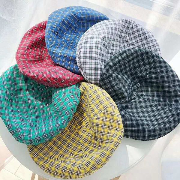 french style colorful lattice bud hat woman summer british hat four seasons cotton-padded cap cotton beret joker octagonal, Blue;gray
french style colorful lattice bud hat woman summer british hat four seasons cotton-padded cap cotton beret joker octagonal, Blue;gray