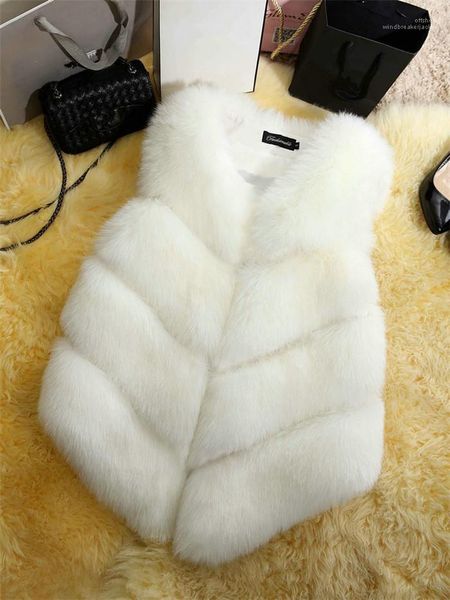 solid color warm style casual apparel fashion style female clothing womens autumn desinger faux fur sleeveless, Black
solid color warm style casual apparel fashion style female clothing womens autumn desinger faux fur sleeveless, Black
