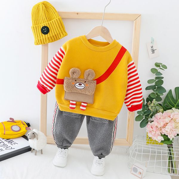 baby boys clothing sets toddler clothes suits spring fall plus velvet to keep warm pants set child suit for girls winter, White
baby boys clothing sets toddler clothes suits spring fall plus velvet to keep warm pants set child suit for girls winter, White