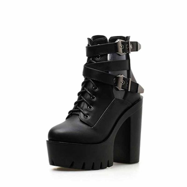 nikali women's round toe shoes elegant lace-up high heels high waterproof single shoes new women's boots, Black
nikali women's round toe shoes elegant lace-up high heels high waterproof single shoes new women's boots, Black