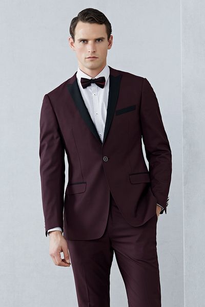 2020 shawl claret mens suits tuxedos bridegroom wedding suit formal men tuxedos black and red jackets (jacket+pants+bow tie, Black;gray
2020 shawl claret mens suits tuxedos bridegroom wedding suit formal men tuxedos black and red jackets (jacket+pants+bow tie, Black;gray