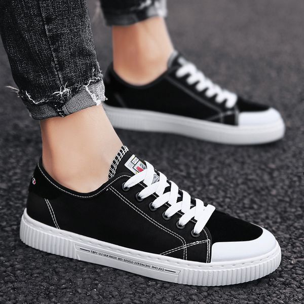 2020 canvas shoes spring autumn men sneakers vulcanized shoes men flats spring autumn low casual z12-31, Black
2020 canvas shoes spring autumn men sneakers vulcanized shoes men flats spring autumn low casual z12-31, Black
