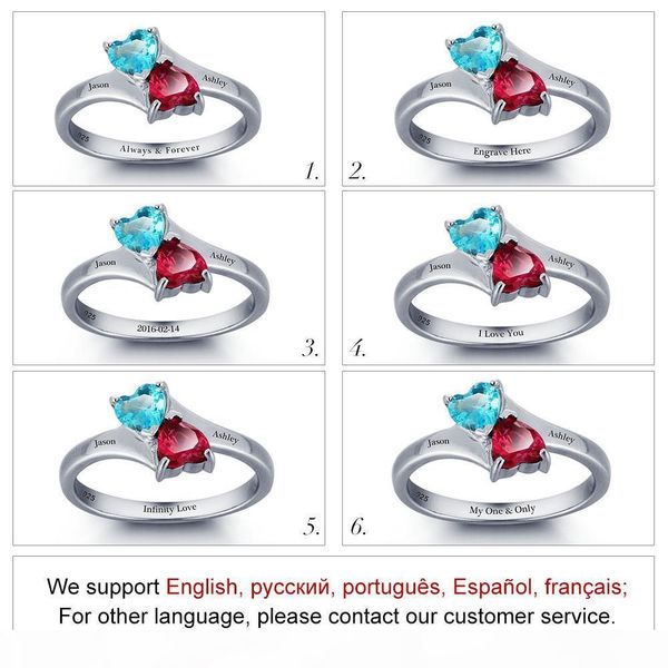 yizhan personalized infinite love promise ring double heart stones 925 sterling silver jewelry gift box(silveren si1789, Slivery;golden
yizhan personalized infinite love promise ring double heart stones 925 sterling silver jewelry gift box(silveren si1789, Slivery;golden