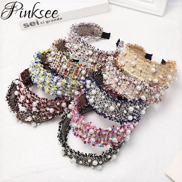 pinksee luxury elegant imitation pearls hair hoop headband for women girls fashion turban wide hair band 10 colors, Golden;white
pinksee luxury elegant imitation pearls hair hoop headband for women girls fashion turban wide hair band 10 colors, Golden;white