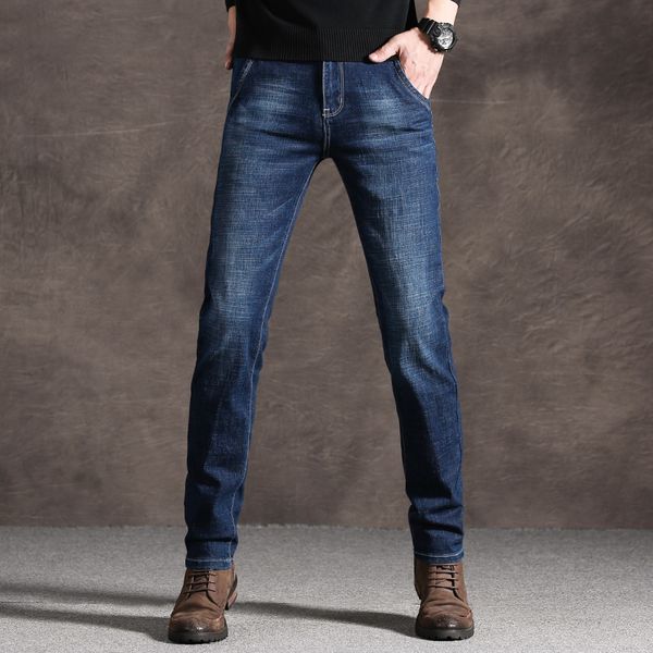 2020 classic style black blue men's slim business jeans new fashion casual denim pants male
2020 classic style black blue men's slim business jeans new fashion casual denim pants male