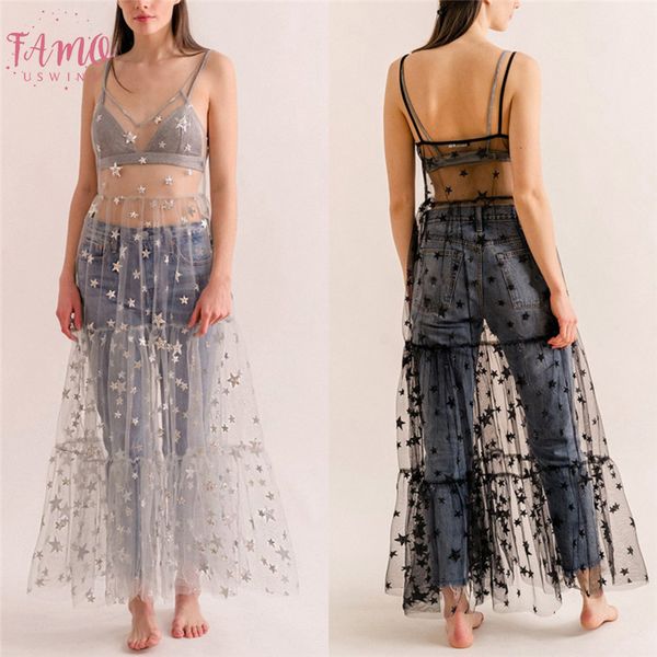 womens suede lace mesh spaghetti straps see through cover see through baggy ladies stars beach bling long dress, Black;gray
womens suede lace mesh spaghetti straps see through cover see through baggy ladies stars beach bling long dress, Black;gray