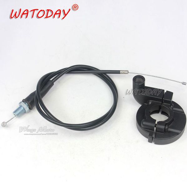 7/8" 22mm dirtbike throttle clamp + cable for 50 90 110 125cc pit bike dirt bike
7/8" 22mm dirtbike throttle clamp + cable for 50 90 110 125cc pit bike dirt bike