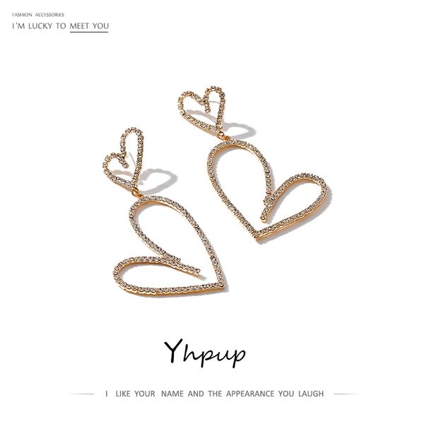 yhpup minimalist heart geometric charm metal dangle earrings bling cz rhinestone earring for female anniversary gift 2019, Silver
yhpup minimalist heart geometric charm metal dangle earrings bling cz rhinestone earring for female anniversary gift 2019, Silver