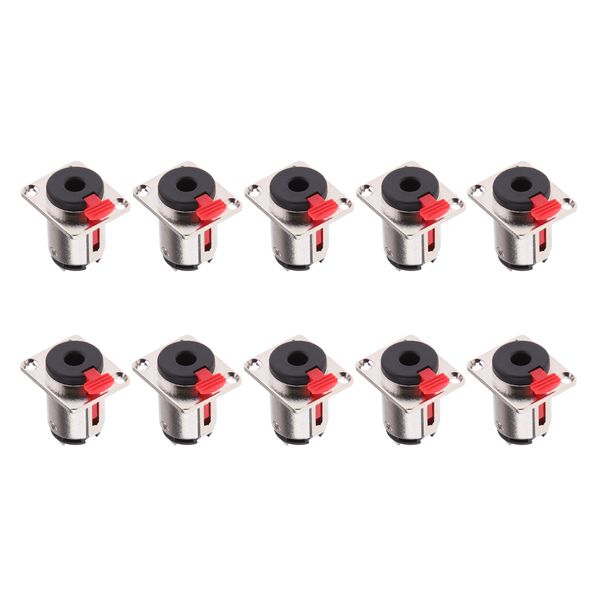 10pcs 1/4\" trs stereo female panel locking phone chassis jack mic connectors
10pcs 1/4\" trs stereo female panel locking phone chassis jack mic connectors