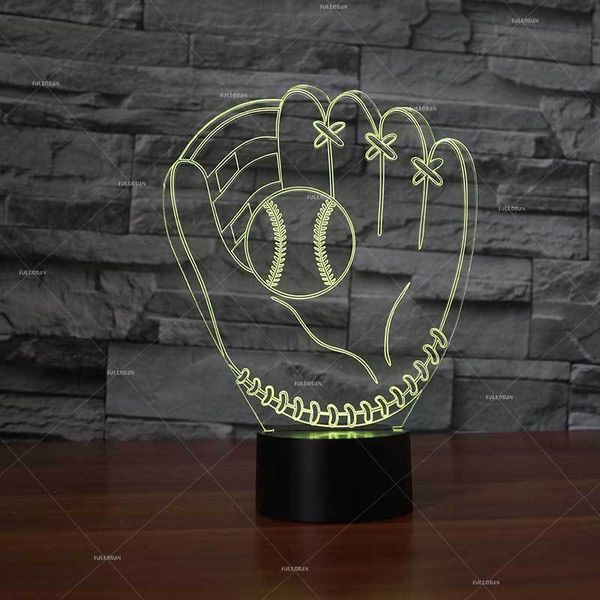 baseball glove modeling 3d nightlight acrylic light emitting gift led table led night light christmas gift children's toys
baseball glove modeling 3d nightlight acrylic light emitting gift led table led night light christmas gift children's toys