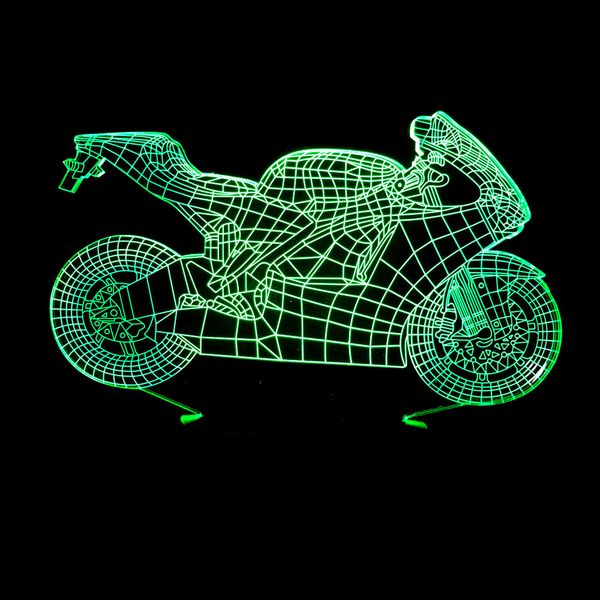2018 foreign trade new pattern motorcycle 3d lamp colorful touch led vision lamp gift decoration atmosphere desk lamp
2018 foreign trade new pattern motorcycle 3d lamp colorful touch led vision lamp gift decoration atmosphere desk lamp
