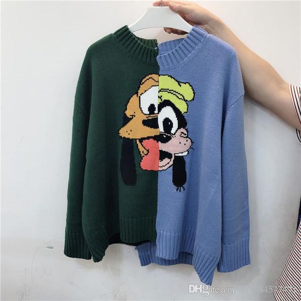 autumn new women luxury loose pullover women designer sweater misaligned fashion sweater women embroidery sweater knit size s-l, White;black
autumn new women luxury loose pullover women designer sweater misaligned fashion sweater women embroidery sweater knit size s-l, White;black