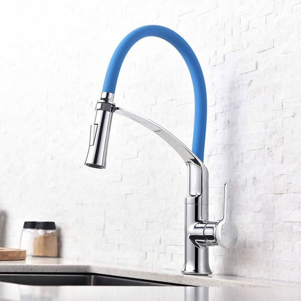 Red/Black/Green/Blue Silica gel tube Kitchen Faucet Pull Out Spray Water Mixer Tap Hand Held Deck Mounted Sink Faucet Chrome
Red/Black/Green/Blue Silica gel tube Kitchen Faucet Pull Out Spray Water Mixer Tap Hand Held Deck Mounted Sink Faucet Chrome