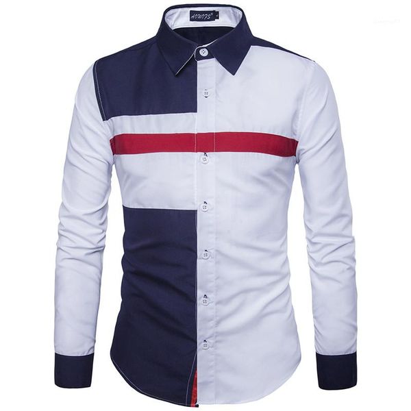 mens slim tees casual designer male long sleeve mens 2020 luxury shirt fashion panelelled, White;black
mens slim tees casual designer male long sleeve mens 2020 luxury shirt fashion panelelled, White;black