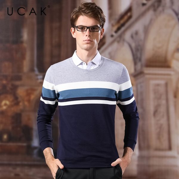 ucak brand cotton turn-down collar t clothes men fake two piece striped 2020 spring new fashion casual streetrwear clothes u1042, White;black
ucak brand cotton turn-down collar t clothes men fake two piece striped 2020 spring new fashion casual streetrwear clothes u1042, White;black