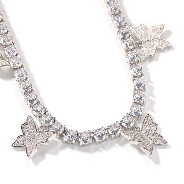fashion-utterfly tennis chain necklace new mens womens hip hop necklace jewelry silver pink iced out diamond chain necklace, Black
fashion-utterfly tennis chain necklace new mens womens hip hop necklace jewelry silver pink iced out diamond chain necklace, Black