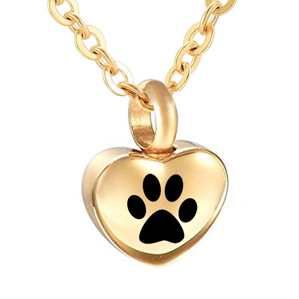 316lstainless steel small heart urn necklace cremation urn pendant pet dog paw memorial keepsake jewelry, Silver
316lstainless steel small heart urn necklace cremation urn pendant pet dog paw memorial keepsake jewelry, Silver