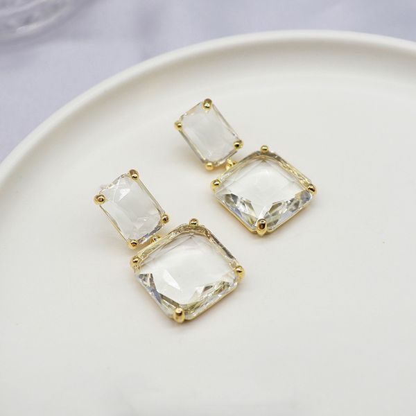 geometric square glass transparent earrings women fashion jewelry elegant charm korean stud earings big ear jewellery, Golden;silver
geometric square glass transparent earrings women fashion jewelry elegant charm korean stud earings big ear jewellery, Golden;silver