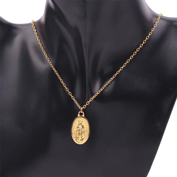 fashion gold silver long chain necklace women virgin mary catholic medallion pendant necklaces jewelry collares mujer
fashion gold silver long chain necklace women virgin mary catholic medallion pendant necklaces jewelry collares mujer